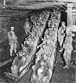 Empire Mine workers
