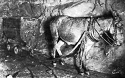 Underground work at the Empire Mine